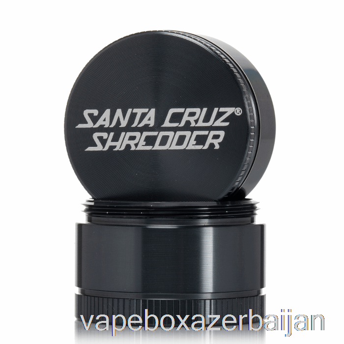 Vape Smoke Santa Cruz Shredder 1.6inch Small 3-Piece Grinder Grey (40mm)